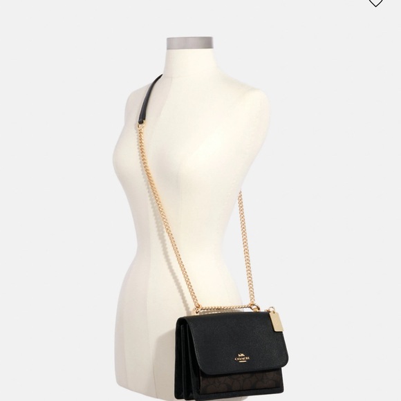 Coach golden chain bag - Picture 2 of 6